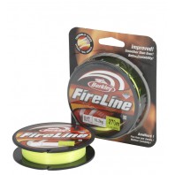 Леска плетеная BERKLEY "FireLine Flame Green" 0.25mm (110m)(17.5kg)(флуор.-зеленая)