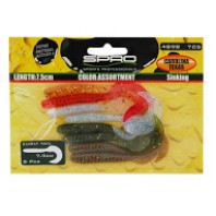 Силиконовая приманка SPRO "BEAVER SHAD 9cm  Assortment" (10*5 шт.)