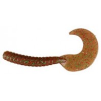 Силиконовая приманка SPRO "CURLY TAIL 7.5cm Green Pumpkin" (8*10 шт.)