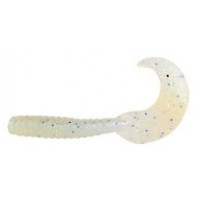 Силиконовая приманка SPRO "CURLY TAIL 7.5cm Pearl White" (8*10 шт.)