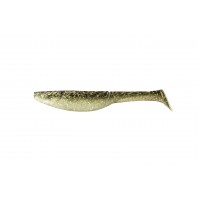 Приманка съедобная ALLVEGA "Belly Dance Shad" 10см 9,7г (5шт.) цвет gold shine minnow